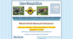 Desktop Screenshot of metrotriumphriders.com